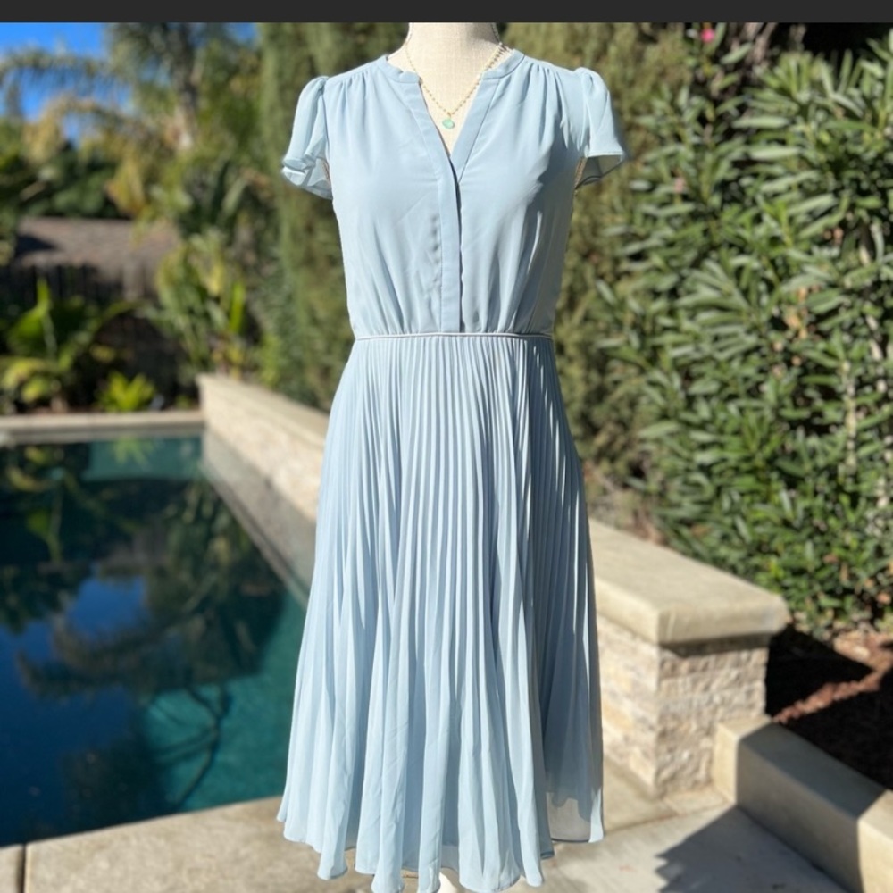 Ann Taylor pleated dress